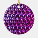 Search for gemstone christmas tree decorations Purple