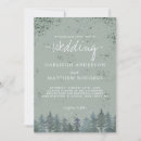 Search for snowy wedding invitations Forest