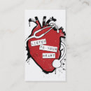 Search for anatomically business cards Anatomical heart