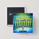 Search for blue hanukah badges Menorah