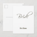 Search for engagement party postcards Bride