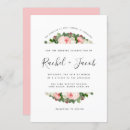 Search for pink watercolor wedding invitations Vintage