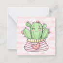 Search for cactus valentines day cards Kawaii