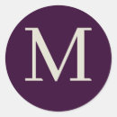 Search for purple monogram stickers Monogrammed