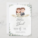Search for rustic eucalyptus wedding invitations Neutral spring nature garden
