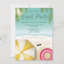 Search for palm leaves birthday invitations Teal