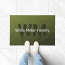 Search for olive green doormats Geometric