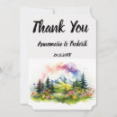 Search for spring fall summer thank you cards Bride groom names