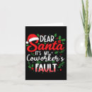 Search for coworker christmas cards 's fault