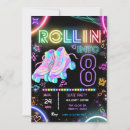 Search for glow skate party invitations Disco