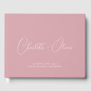 Search for pink guest books Trendy