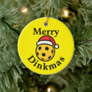 Search for pickleball christmas tree decorations Yellow