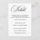 Search for rehearsal dinner enclosure cards Details