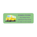 Search for school bus return address labels Driver