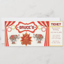 Search for circus ticket birthday invitations Kids