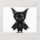 Search for black kitten postcards Spooky