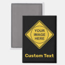 Search for traffic sign magnets Warning