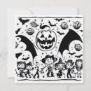 Search for children halloween cards Black