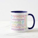 Search for punctuation mugs English