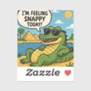Search for funny crocodile stickers Cartoon