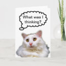 Search for white cat birthday cards Feline