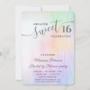 Search for abstract sweet 16 invitations Princess