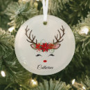 Search for reindeer christmas tree decorations Girly