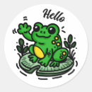 Search for frog lily pad stickers Toad