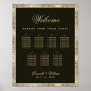 Search for black gold wedding seating charts Vintage