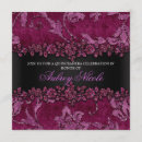 Search for maroon quinceanera invitations Elegant