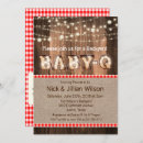 Search for q baby shower invitations Rustic