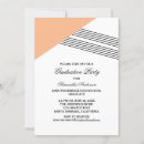 Search for stripes graduation invitations Simple