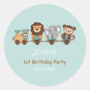 Search for animal train stickers Birthday