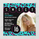 Search for teal leopard invitations Animal