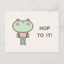 Search for hopping postcards Cute