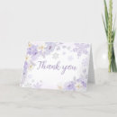 Search for purple thank you cards Winter