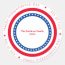 Search for happy independence day stickers Red white and blue