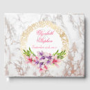 Search for marble wedding guest books Elegant