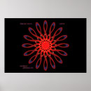 Search for large flower posters Red