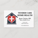 Search for home care business cards Heart