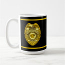 Search for police badge mugs Funny