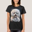 Search for fluffy white tshirts Dog