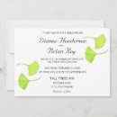 Search for ginkgo wedding invitations Green