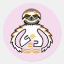 Search for tropical rainforest animals stickers Sloth