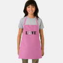 Search for peace sign aprons Pink
