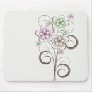 Search for flowers mousepads Girly