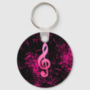 Search for music symbol key rings Musician