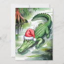 Search for louisiana christmas cards Alligator
