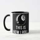 Search for pool player mugs Funny
