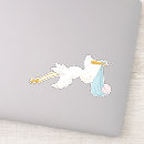 Search for cute blue cartoon bird stickers Baby shower